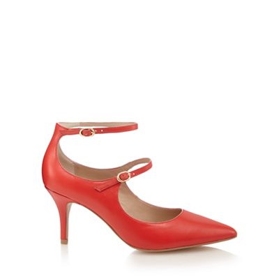 Red 'Janine' high court shoes